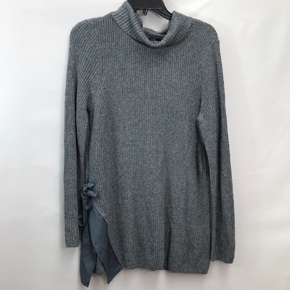 Pull Col Roulé NIC+ZOE – Gris, Taille L, Neuf Avec étiquettes – Parfait Pour L'automne Et L'hiver
